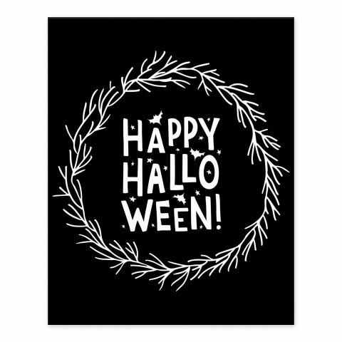 Happy Halloween 8x10 Tabletop Canvas
