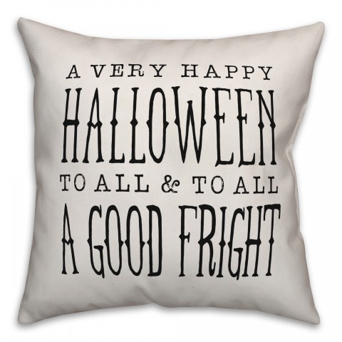 A Very Happy Halloween Pillow