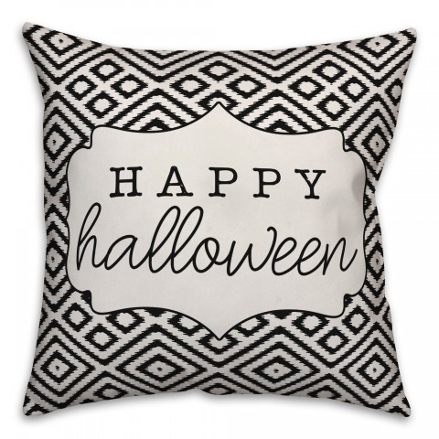 Happy Halloween Aztec Pillow