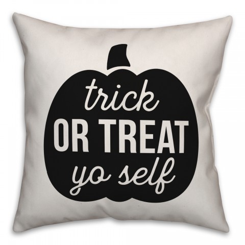 Trick or Treat Yo Self Pillow