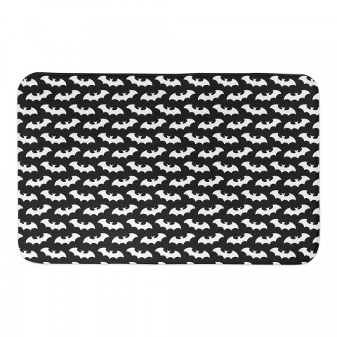 Bat Pattern 34x21 Bath Mat