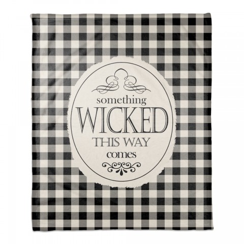 Something Wicked This Way 50x60 Coral Fleece Blanket