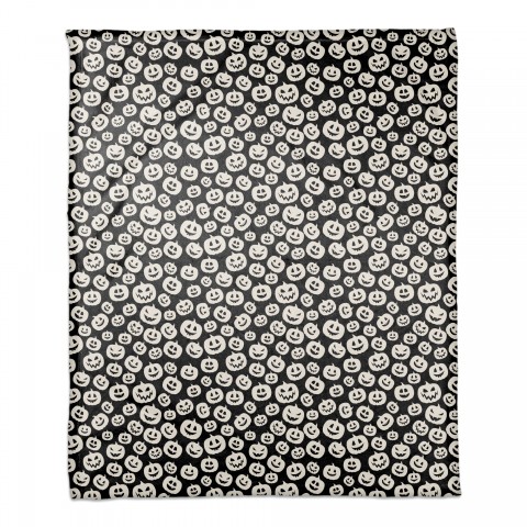 Pumpkin Pattern 50x60 Coral Fleece Blanket