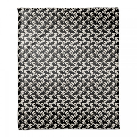 Skull Pattern 50x60 Coral Fleece Blanket