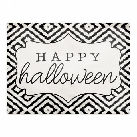 Happy Halloween Aztec 18x14 Poly Twill Placemat