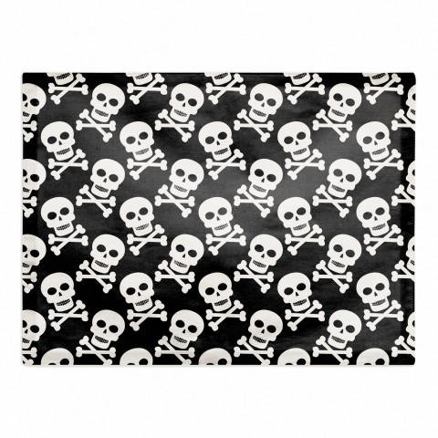 Skull Pattern 18x14 Poly Twill Placemat