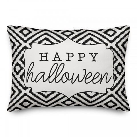 Happy Halloween 14x20 Spun Poly Pillow