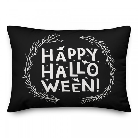 Happy Halloween 14x20 Spun Poly Pillow