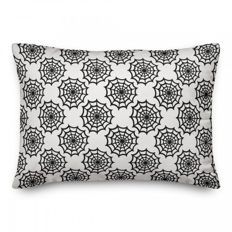 Spiderweb Pattern 14x20 Spun Poly Pillow Cover