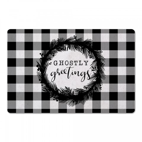 Ghostly Greetings 27x18 Floor Mat
