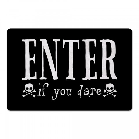 Enter if you dare 27x18 Floor Mat