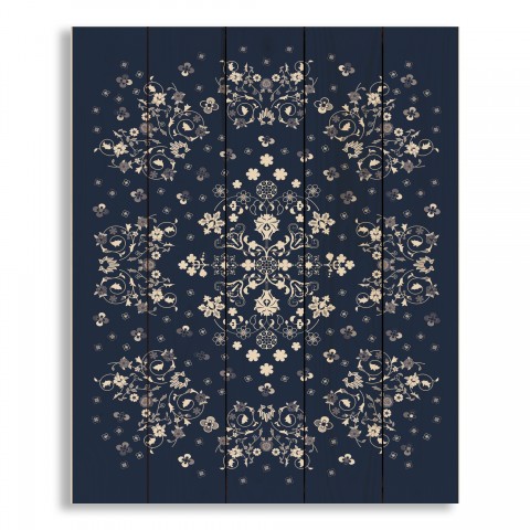 Floral Persian Pattern 18x22 Pallet Wood Art