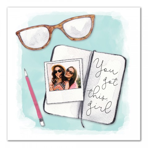 You Got This Girl 16x16 Personalized Canvas Wall Art