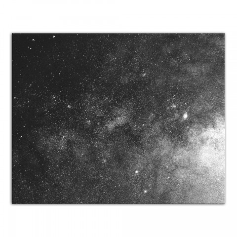 Gray Galaxy 16x20 Canvas Wall Art