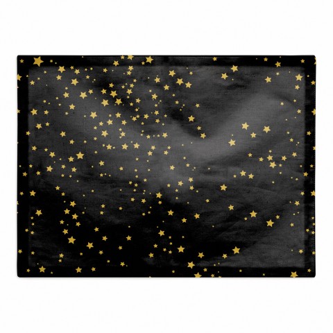 Gold Stars 18x14 Poly Twill Placemat