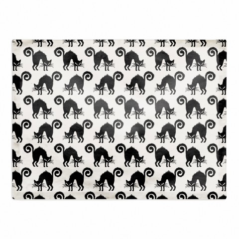 Scardey Cat Pattern 18x14 Poly Twill Placemat