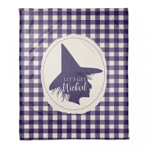 Let's get Wicked 50x60 Coral Fleece Blanket