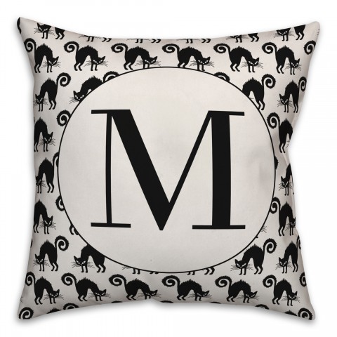 Personalized Scardey Cat Pillow