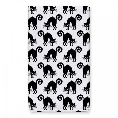 Scardey Cat Pattern 16x25 Towel