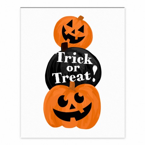 Trick or Treat 8x10 Tabletop Canvas