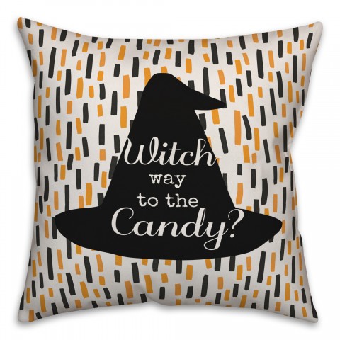 Witch Way to the Candy? Pillow