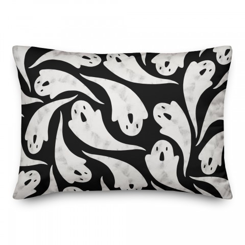 Ghost Pattern Pillow
