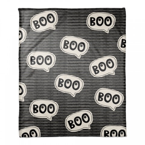 Boo 50x60 Coral Fleece Blanket
