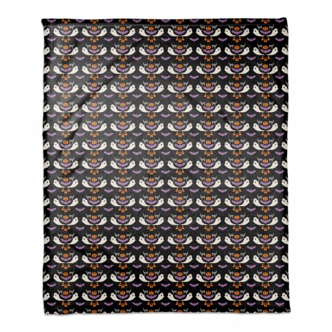 Halloween Pattern 50x60 Coral Fleece Blanket