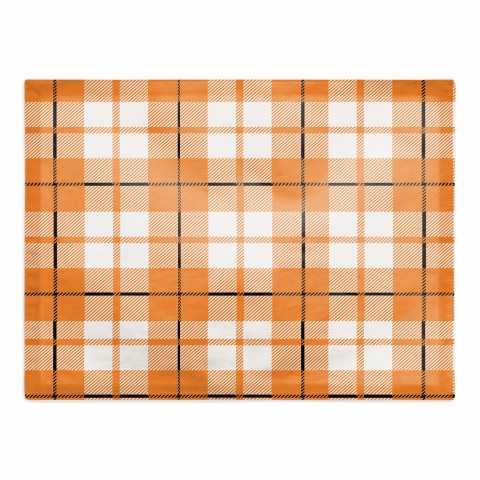 Halloween Plaid 18x14 Poly Twill Placemat