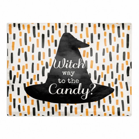 Witch Way to the Candy? 18x14 Poly Twill Placemat