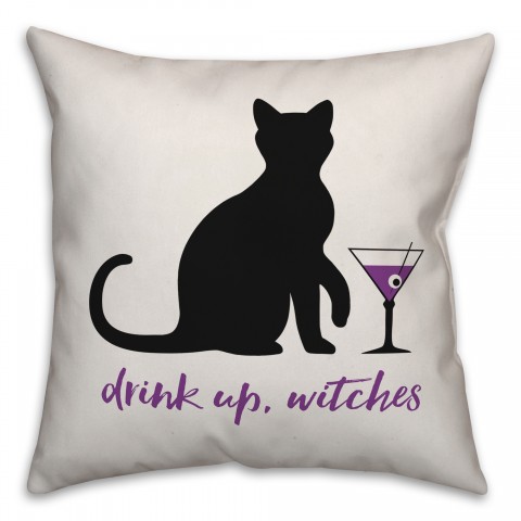Drink Up Witches Pillow