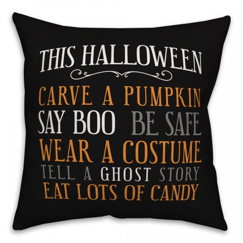 Halloween Rules Pillow
