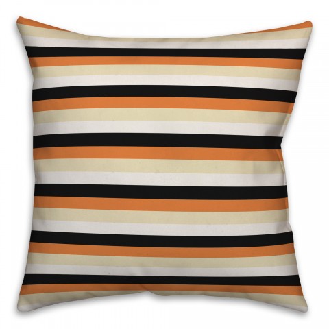 Halloween Stripes Pillow