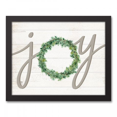 Joy 11x14 Black Framed Canvas