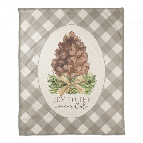 Joy To The World 50x60 Coral Fleece Blanket