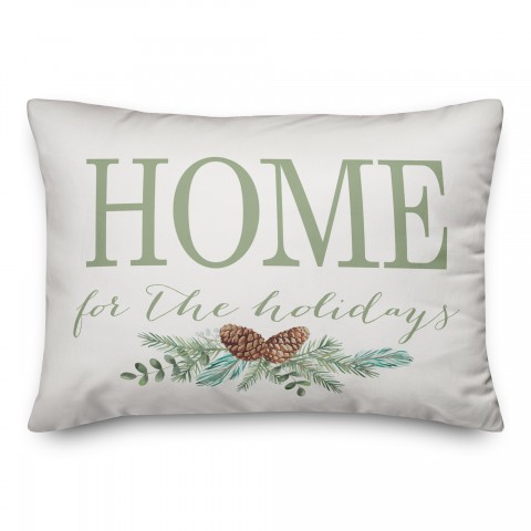 Home For The Holidays 14x20 Spun Poly Pillow