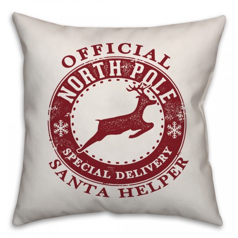 Official Santa Helper Pillow