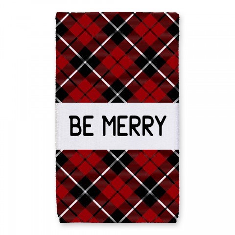 Be Merry Plaid 16x25 Towel