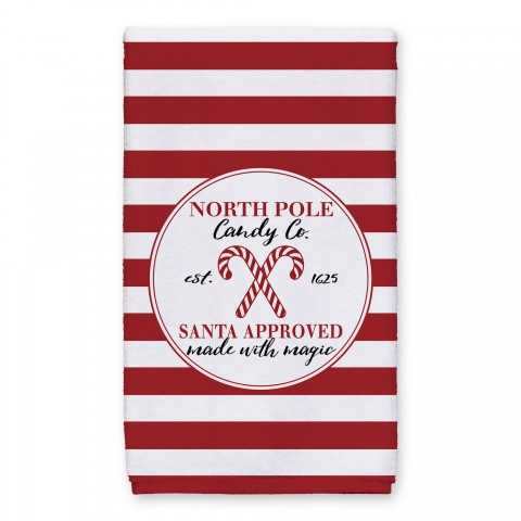 North Pole Candy Co 16x25 Towel