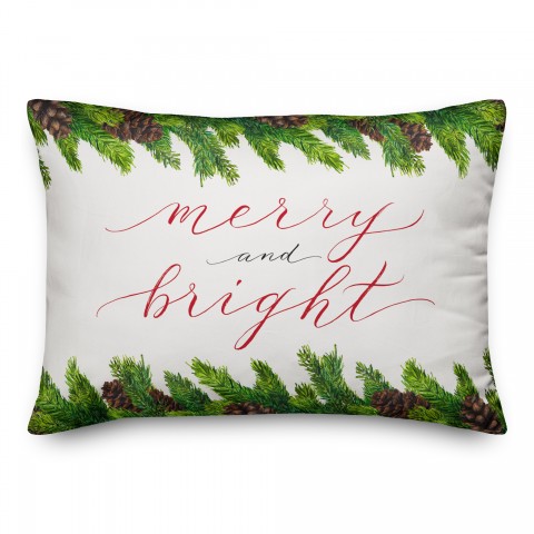 Merry and Bright Pillow