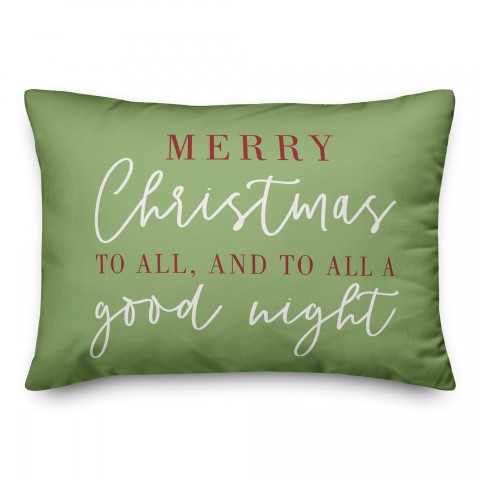 Merry Christmas to all and to all a good night Pillow