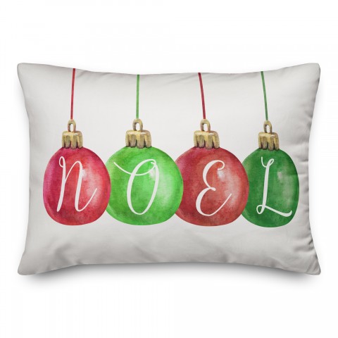 Noel Ornaments Pillow