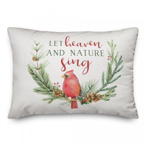 Let heaven & nature sing Pillow