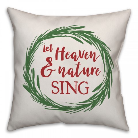 Let heaven & nature sing Pillow