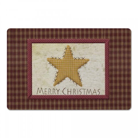Merry Christmas Vintage 27x18 Floor Mat