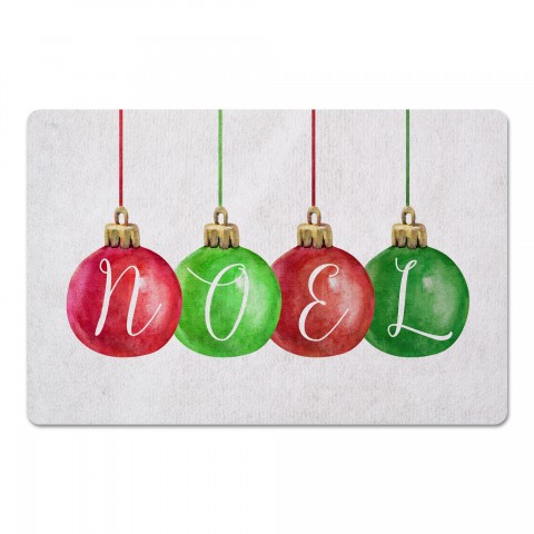 Noel Ornaments 27x18 Floor Mat