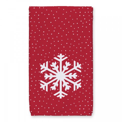 Simple Snowflake 16x25 Towel