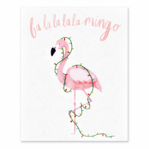 Fa la la mingo 8x10 Tabletop Canvas