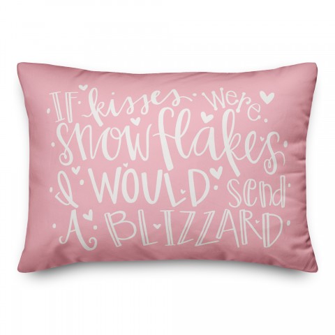 Snowflake Kisses Pillow