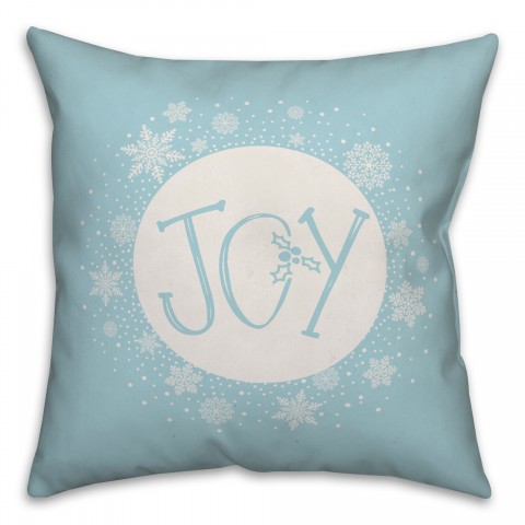 Baby Blue Joy Pillow